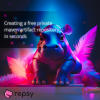 Creating a free private maven artifact repository in seconds